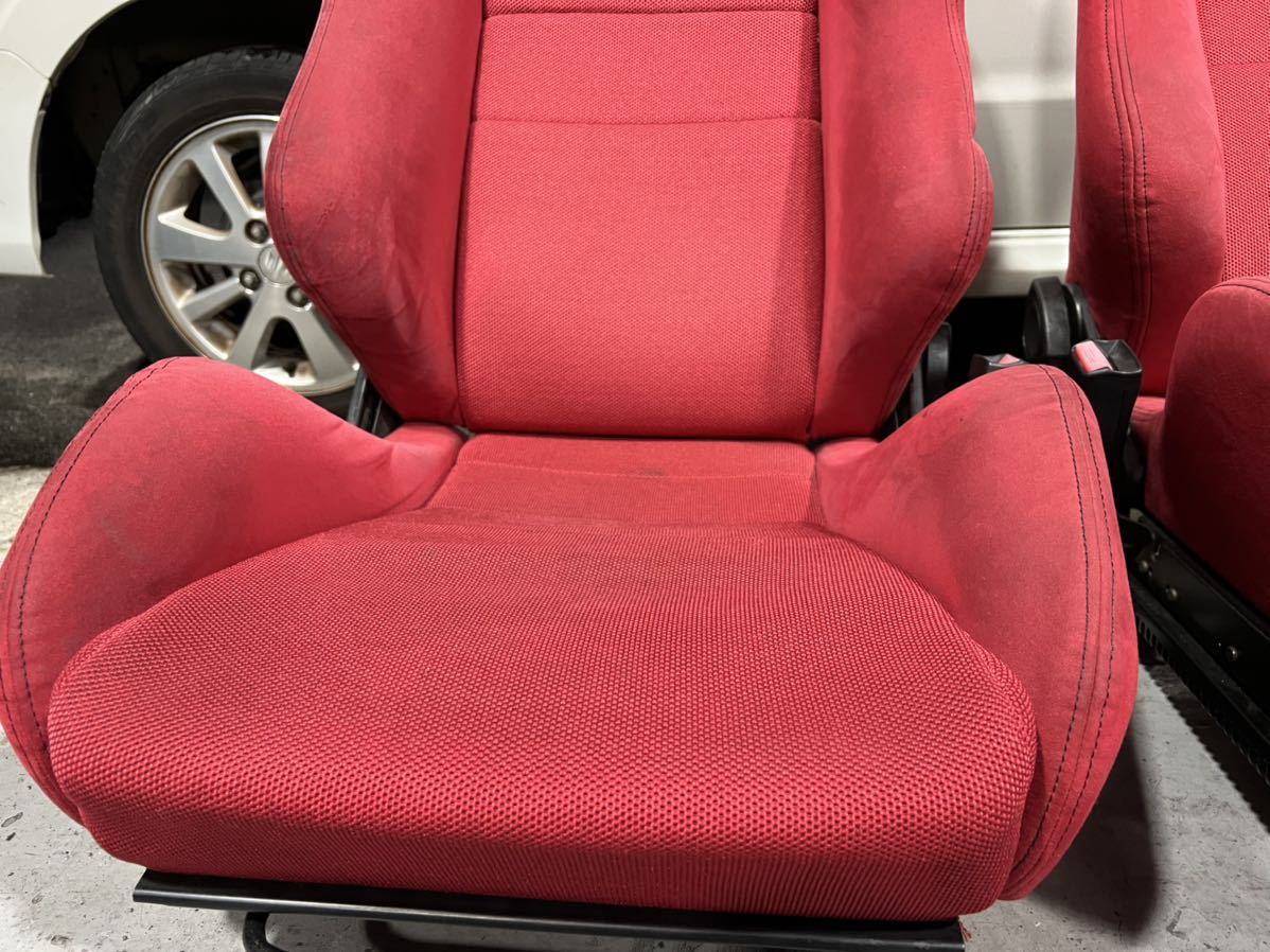 DC2インテグラタイプRレカロシート左右セット 赤レカロ Yahoo 