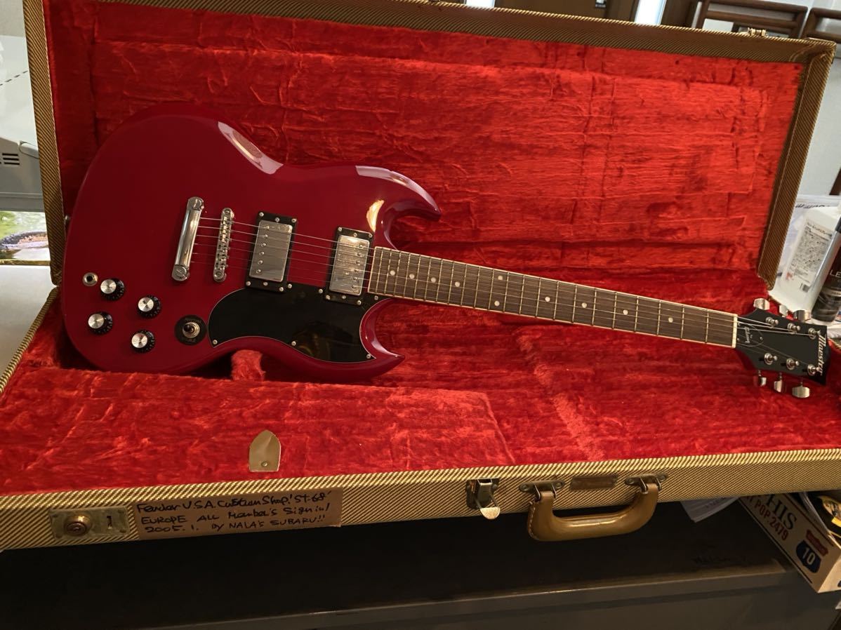 Maestro by Gibson SG ピアノブラックギターハードケース付属 Amazon