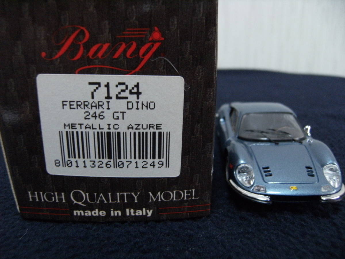 DINO 1⁄43 フェラーリ Bang バン ディーノ 0 bang イエロー GTS GT 1 2 3