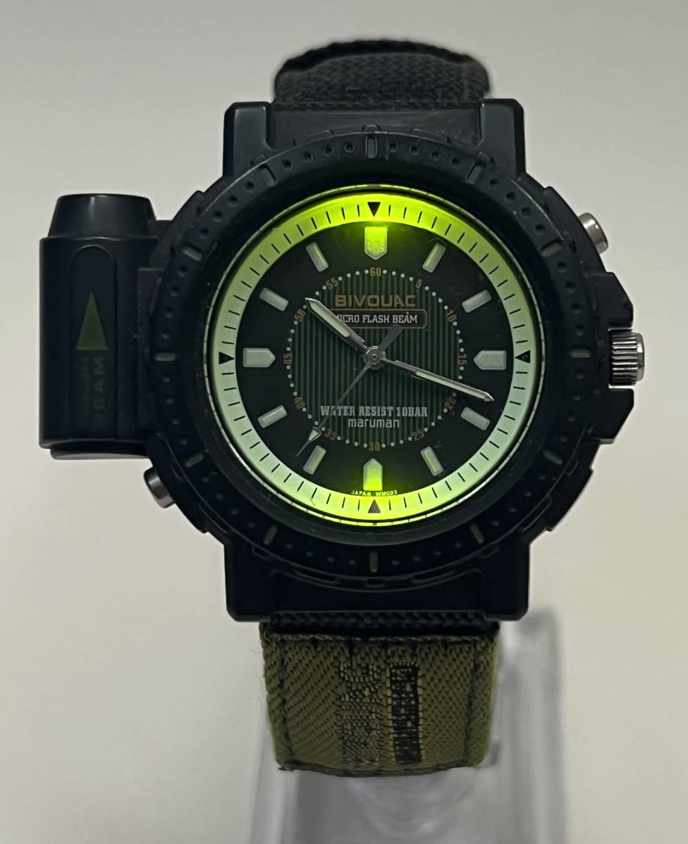 レア 希少 動作未確認 MARUMAN BIVOUAC BA11 ミリタリーウォッチ 