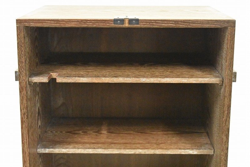 竜M267◇木製 桑造 茶道具 旅箪笥 茶箪笥 野点 茶箱 高44.5cm(木工、竹 
