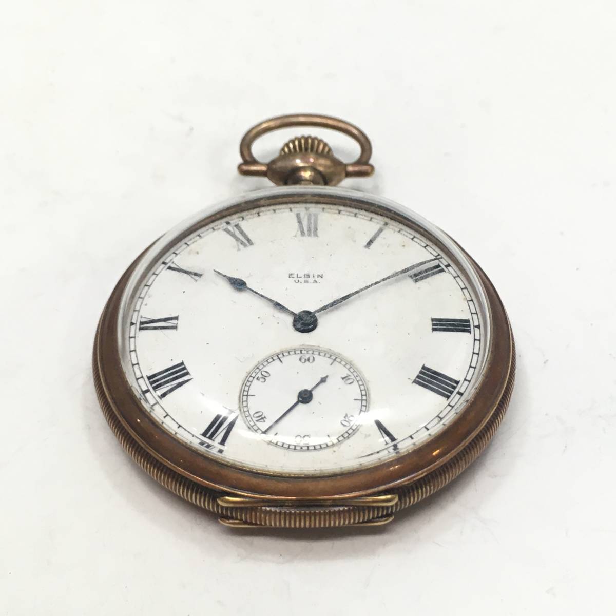 Yahoo!オークション C5-127 ELGIN/エルジン U.S.A 2針 手巻き式 懐中 
