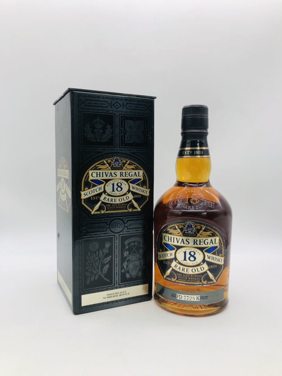 最安の中古 1円〜【未開栓 】CHIVAS REGAL シーバスリーガル 18年 レア