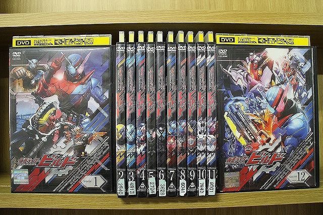 DVD 仮面ライダー ビルド 全12巻 ※ケース無し発送 レンタル落ち ZF608