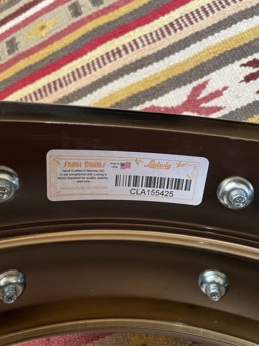 激安大特価 Ludwig ラディック Black Beauty LB416 14×5 ケース付 美品