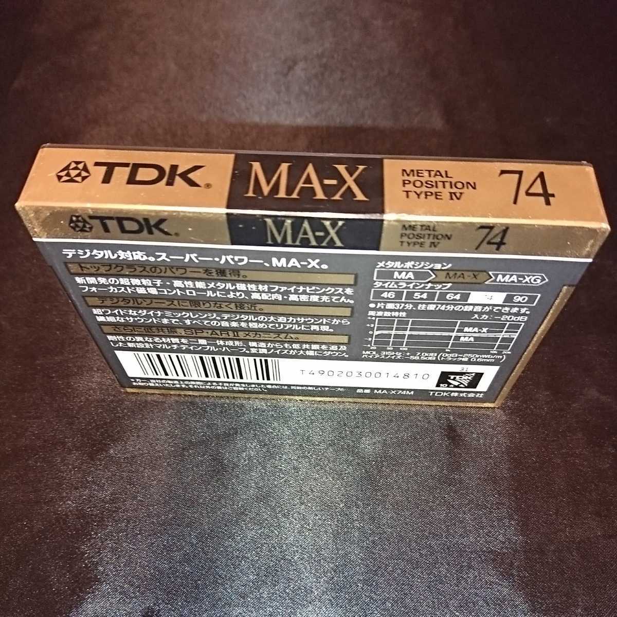オーディオカセットTDK MA L90分メタルPOSI 2本 オーディオカセットtdk