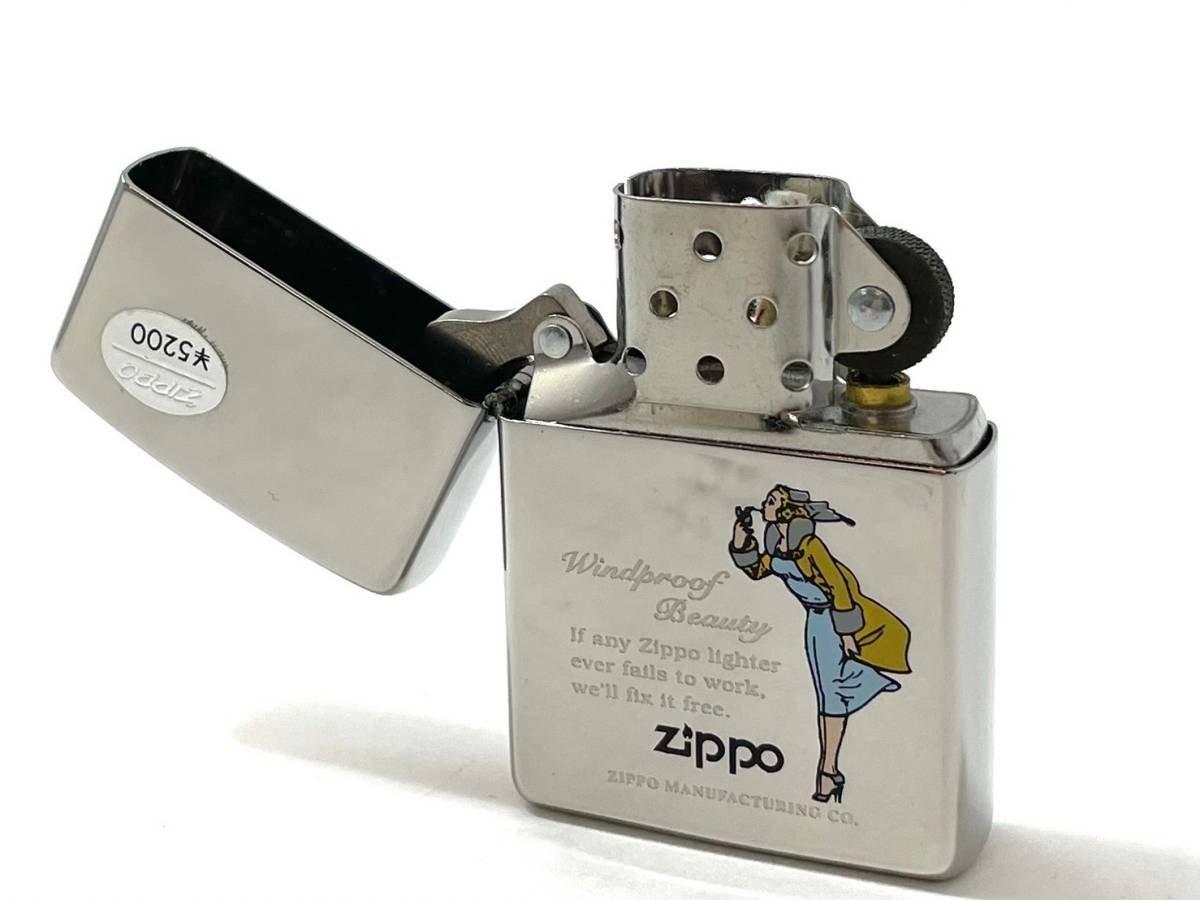 未使用品】ZIPPO/ジッポー Windproof beauty ウィンディ 1995年製 