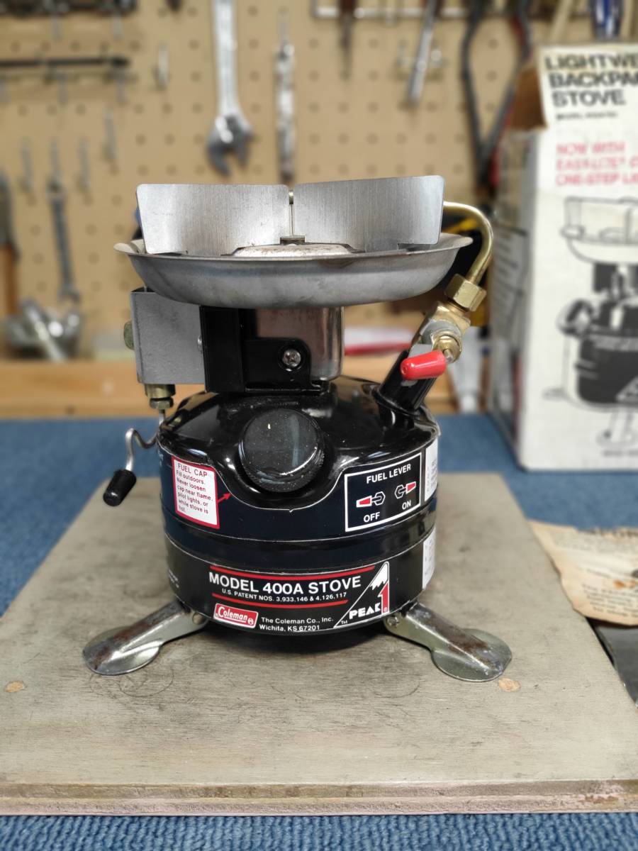 コールマンストーブ　ピーク１　400A Coleman（コールマン） ストーブ PEAK1 400A アルミケース 85