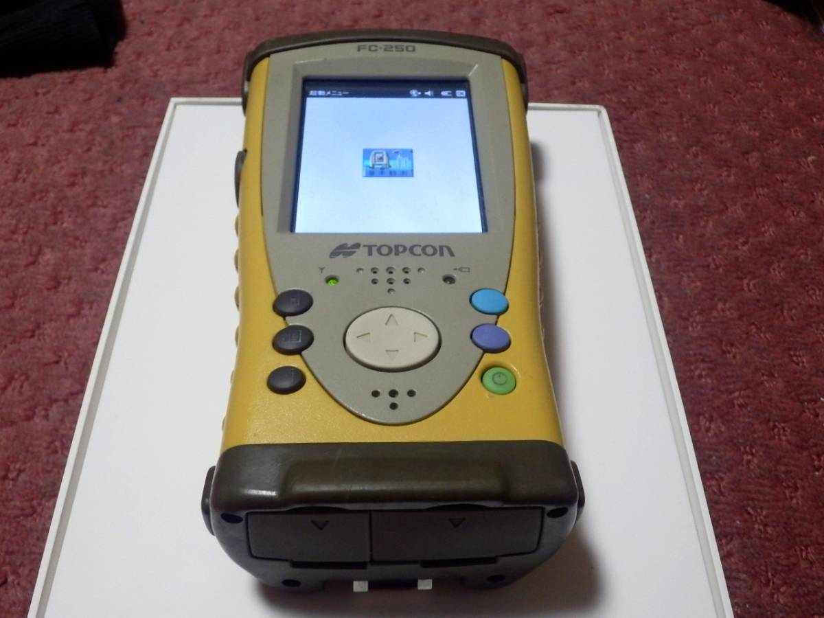  TOPCON トプコン データコレクタ FC-250(測量、角度計)｜売買されたオークション情報、yahooの商品情報をアーカイブ公開 - オークファン 測量、角度計