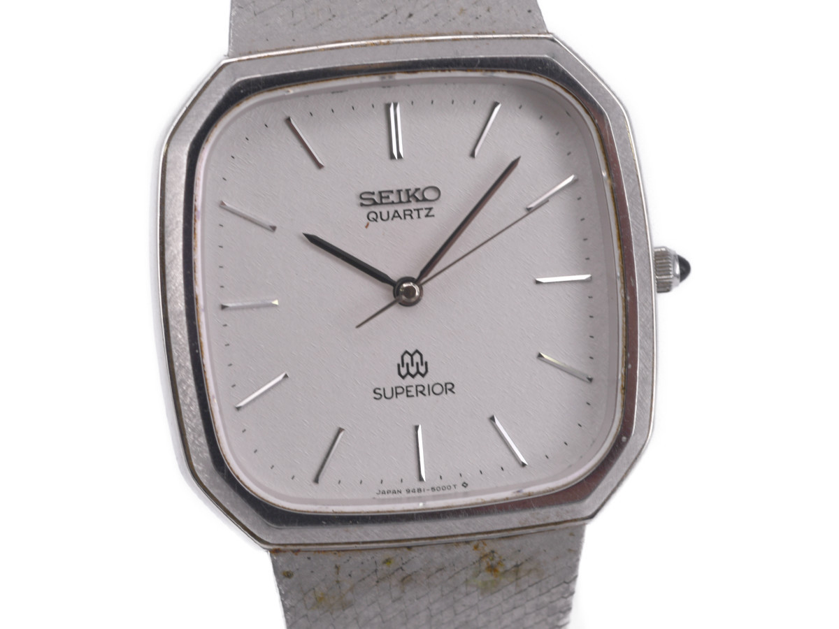 SEIKO】 セイコー SUPERIOR スーペリア 9481-5000 クォーツ 純正ブレス 