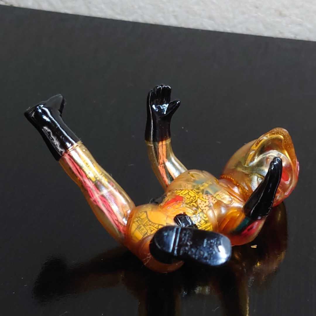 当時物 超人バロム1 スケルトン ソフビ 13.8cm 改造人間シリーズ  