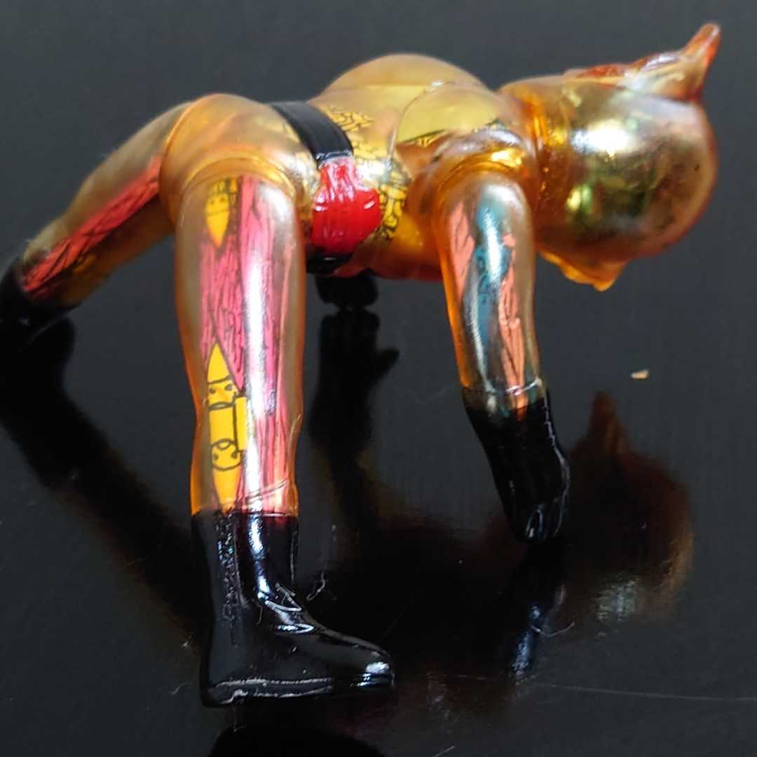 当時物 超人バロム1 スケルトン ソフビ 13.8cm 改造人間シリーズ  