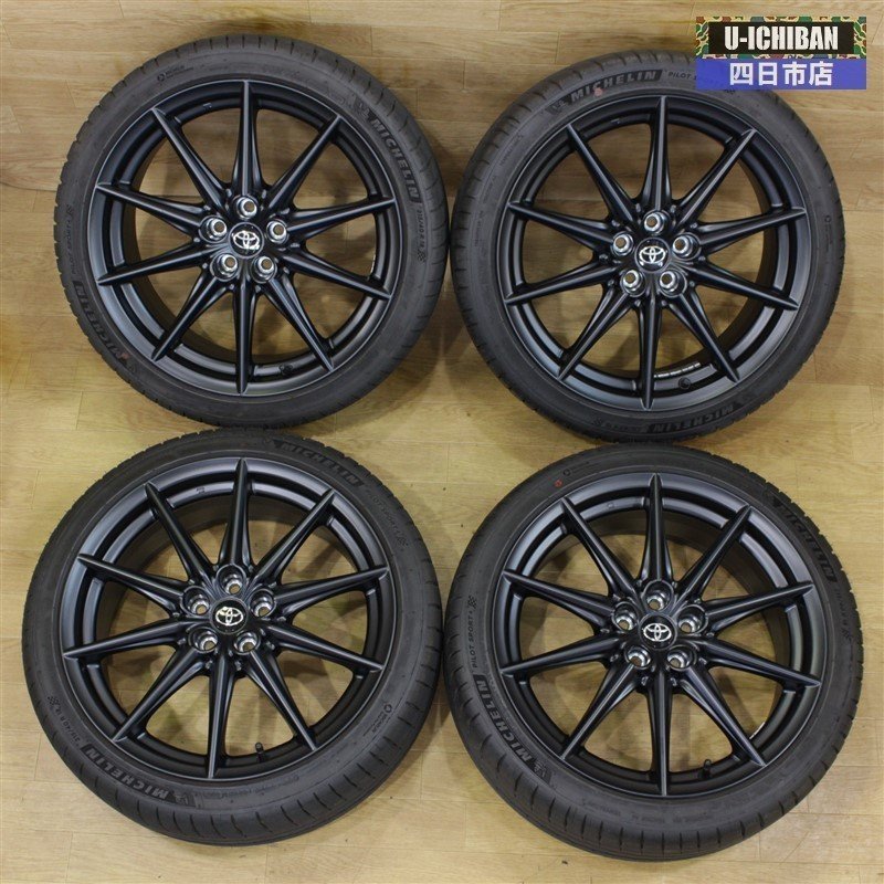 【新車外し】gr86 RZ純正18インチ アルミホイール 4本セット GR86 RZ 18インチ 純正ホイール 純正アルミホイール4本⁄タイヤ付き新車
