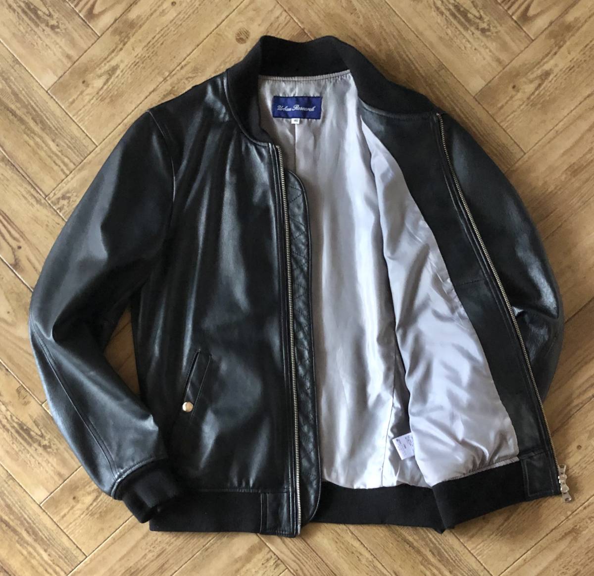 B29『アーバンリサーチ URBAN RESEARCH』柔らか 羊革 ラムレザー 
