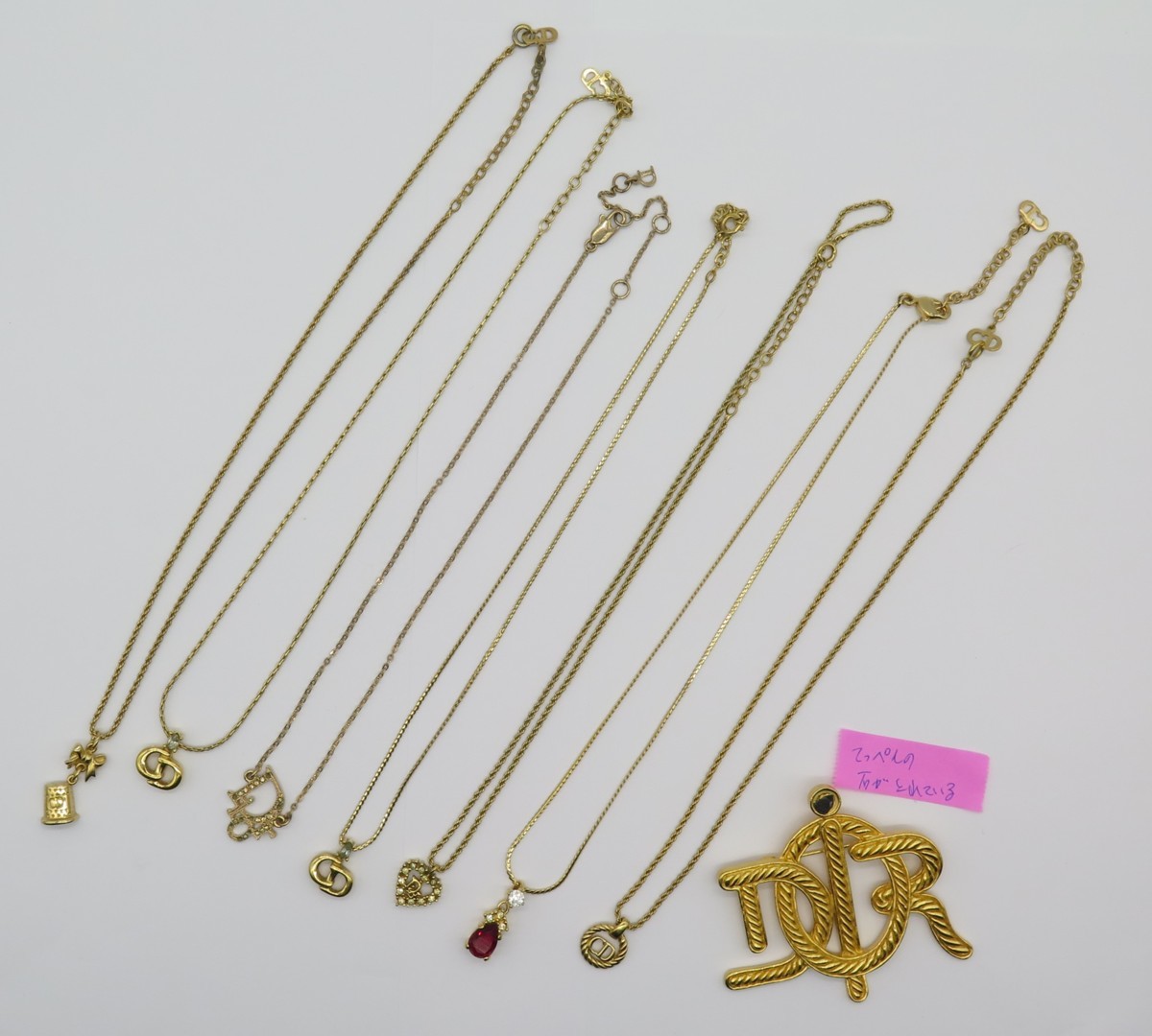 1円～　おたからや☆W0901-32　Christian Dior クリスチャンディオール レディースアクセサリー ネックレス 　ブローチ Yahoo!オークション -「おたからや」(貨幣) の落札相場・落札価格