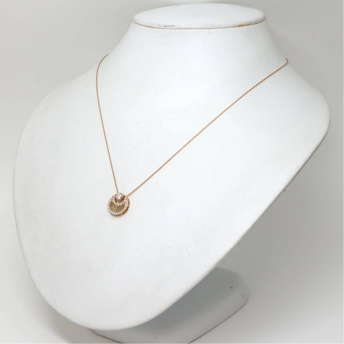 VERITE(ベリテ)】天然ダイヤモンドネックレス 0.213ct メレダイヤ 0.18  