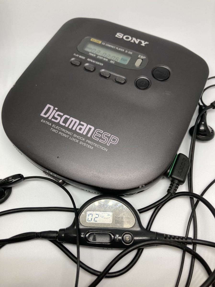 Discman ESP Sony ソニー ディスクマン D-335 動作確認済み ポータブル