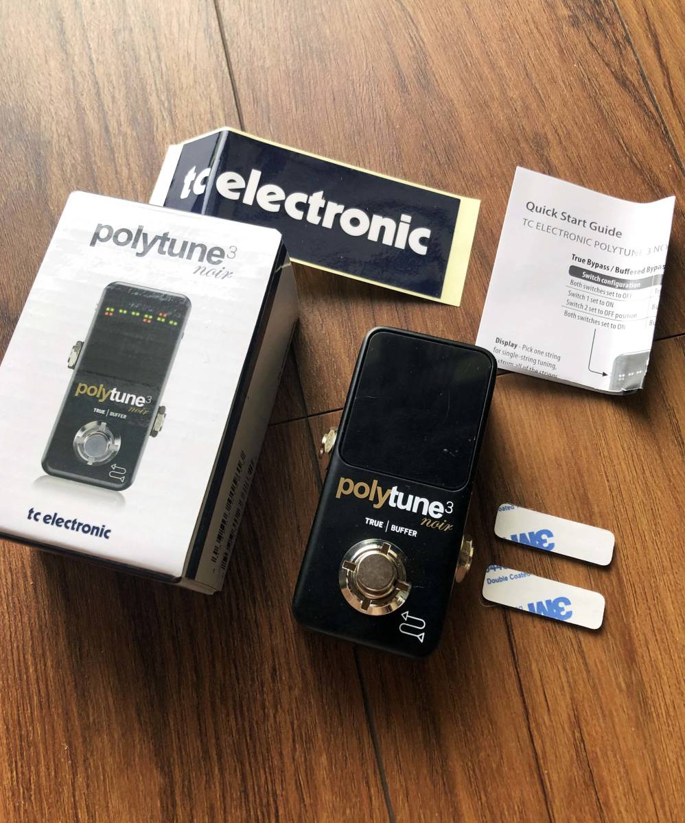 新作入荷，新作 tc electronic ポリフォニック ミニ チューナー POLYTUNE 3 NOIR(チューナー)｜売買されたオークション情報、yahooの商品情報をアーカイブ公開 - オークファン チューナー