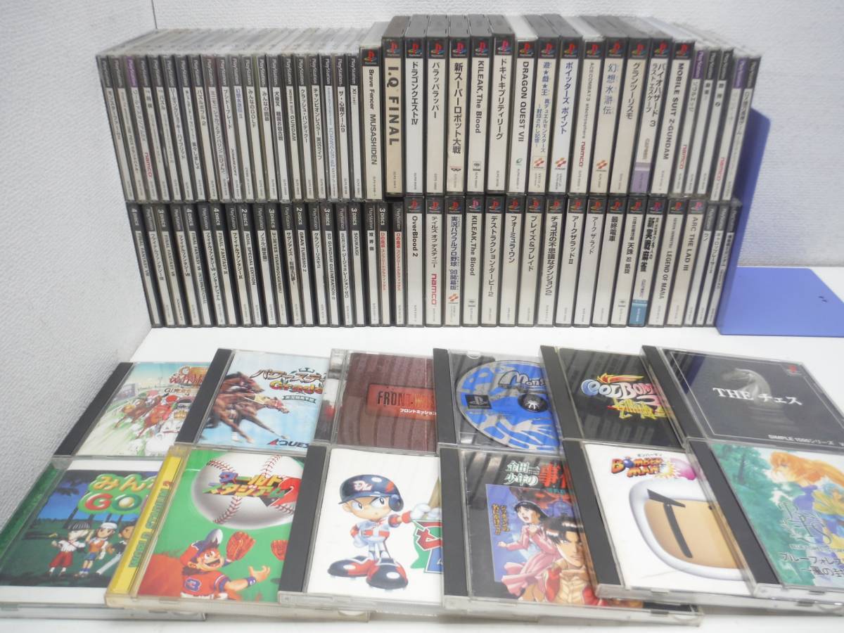 ジャンク ソフト PS まとめて ゲームソフト PS1 80本セット ジャンク