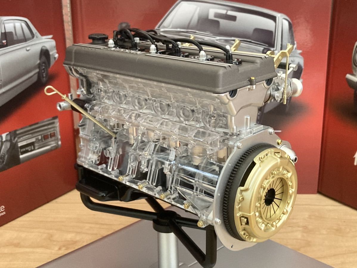 しょーた アシェットコレクション 1/5 KPGC10 S20型 アシェット1/5 S20型エンジン模型 スカイライン2000GT-R KPGC10