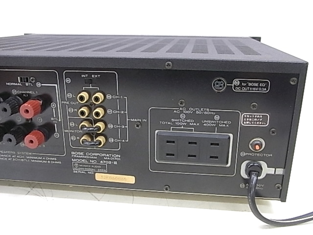 e8835 BOSE 4702-Ⅲ ボーズ プリメインアンプ 動作確認済 難有 BOSE