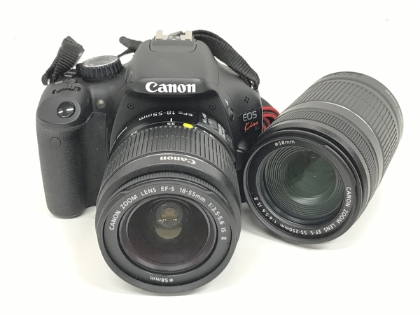 カメラ Canon EF-S 18-55mm & 55-250mm レンズセット