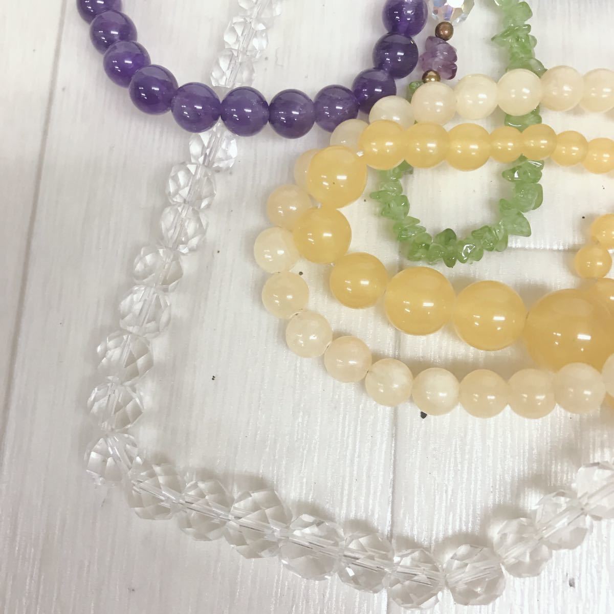 1円 パール / 水晶 / イミテ / メッキ 含 ネックレス イヤリング 指輪