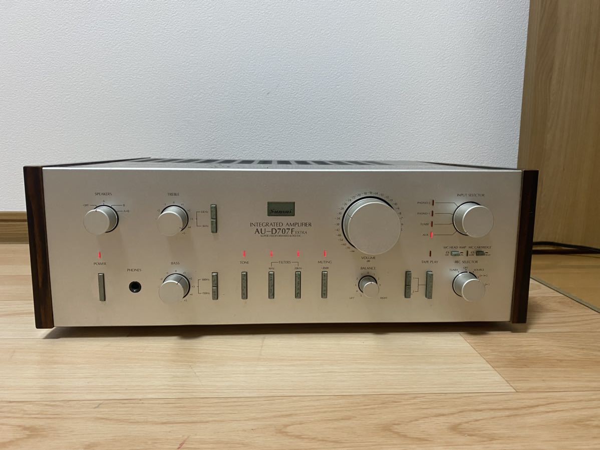 プリメインアンプ SANSUI AU-D707F Extra SANSUI AU-D707F EXTRA プリメインアンプ ジャンク AU-D707F