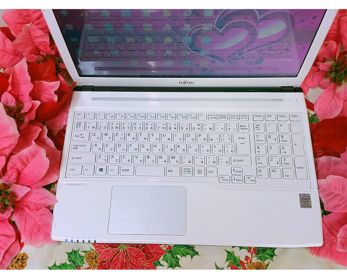 極上品/高年式モデル/第4世代Pentium/Lifebook/カメラ/大容量500GB/高速