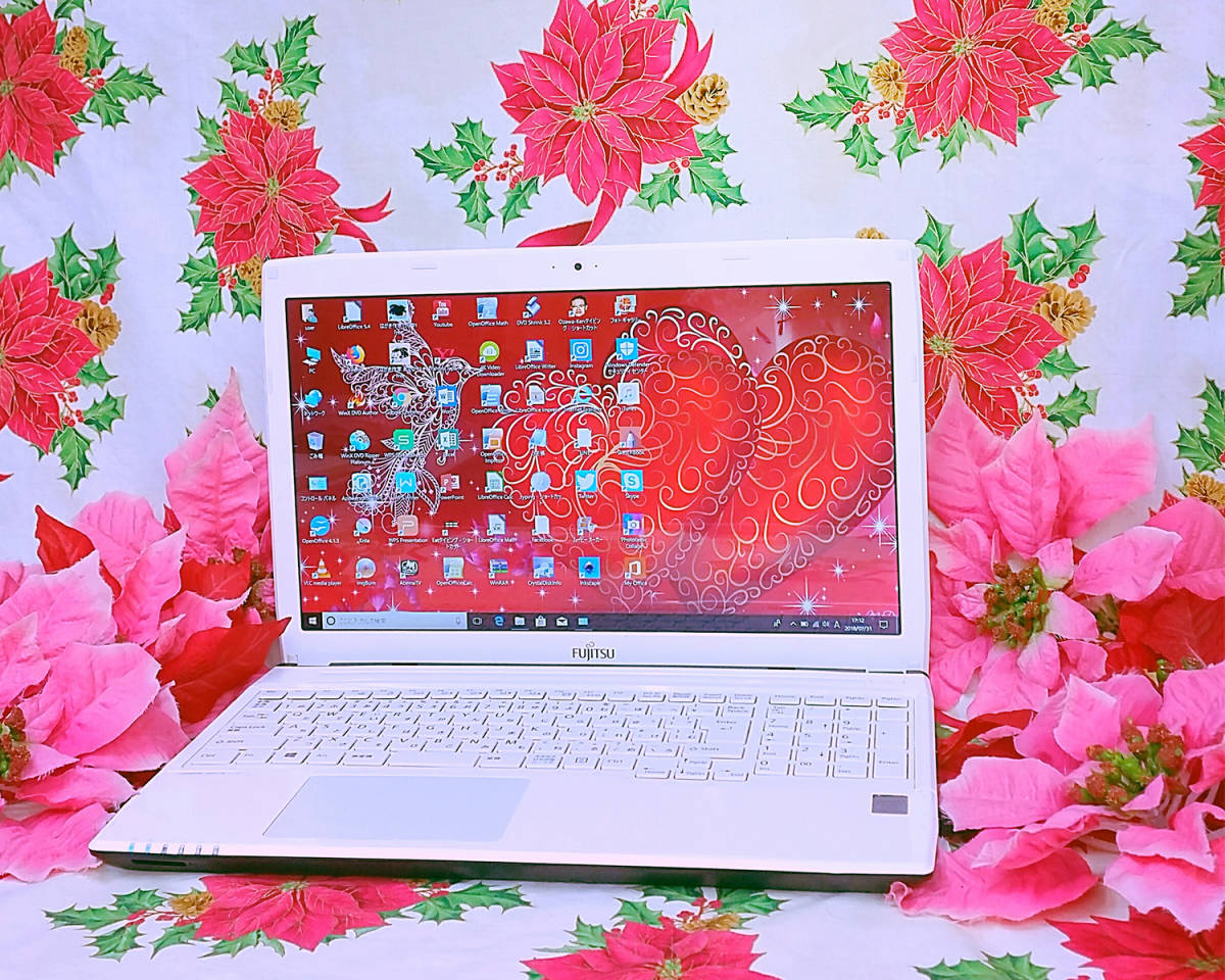 極上品/高年式モデル/第4世代Pentium/Lifebook/カメラ/大容量500GB/高速