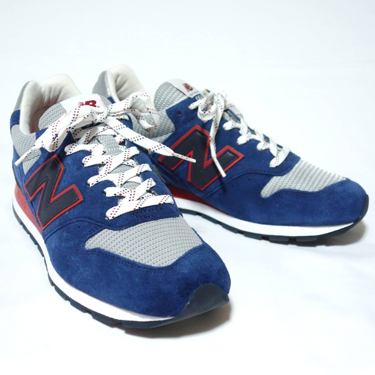 【美品 USA製 New Balance】ニューバランス M996CMB ブルー US9.5/27.5cm■MADE IN USA/アメリカ製