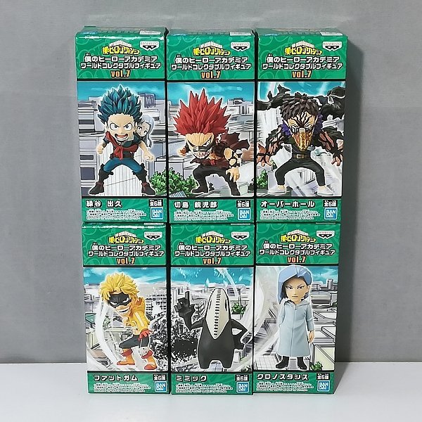 mP163a [未開封] 僕のヒーローアカデミア ワールドコレクタブルフィギュア vol.7 全6種/ ミミック クロノスタシス 他 | L