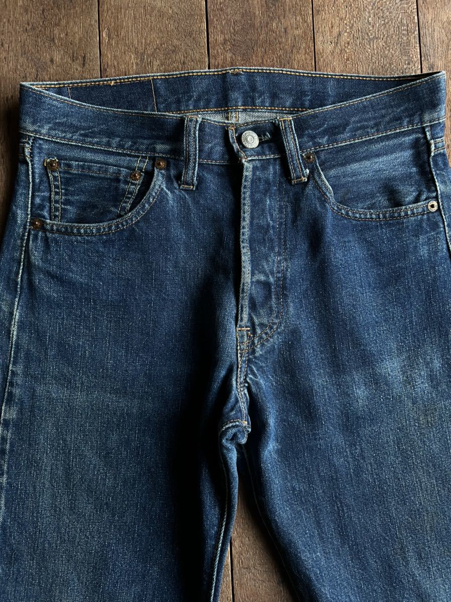 Special 60s LEVIS 501 BIGE Sタイプ後期 濃紺 程度抜群 不均等V 