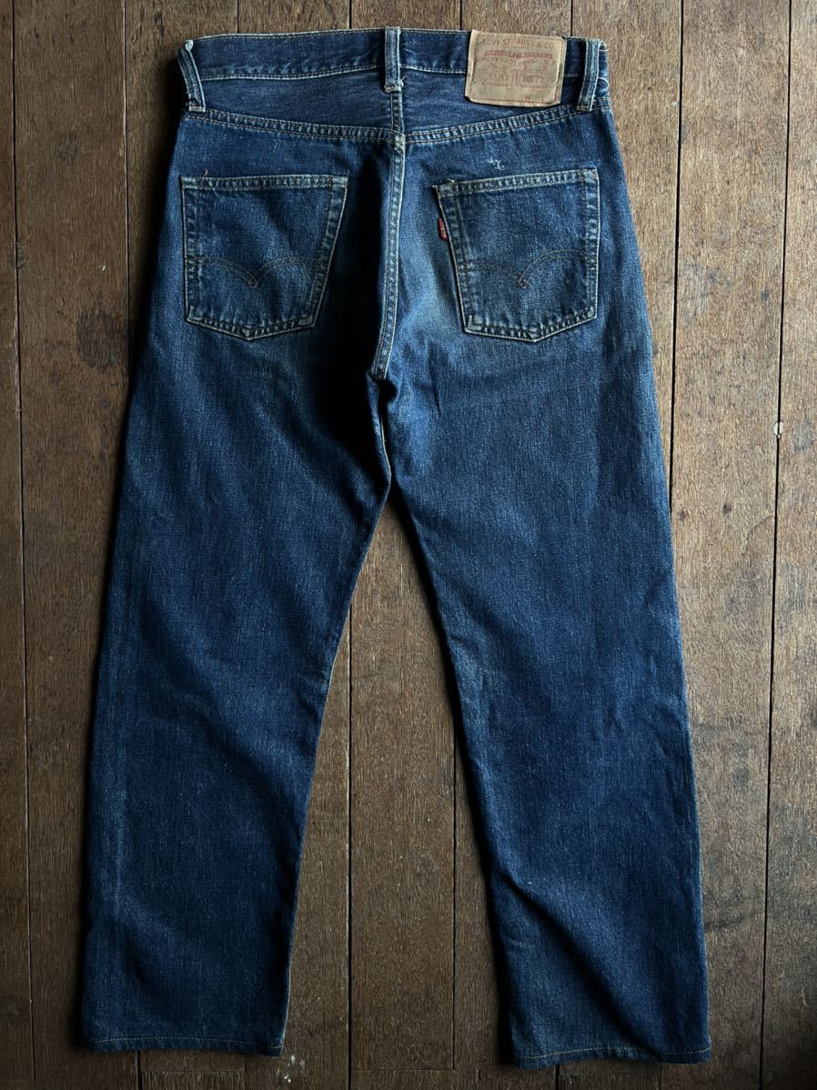 Special 60s LEVIS 501 BIGE Sタイプ後期 濃紺 程度抜群 不均等V 