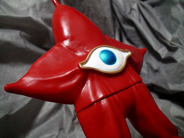 マーミット　パイラ人　ソフビ　赤　未開封 宇宙人東京に現る⑤28-1限定マーミット 怪獣 ソフビ 人形 パイラ人