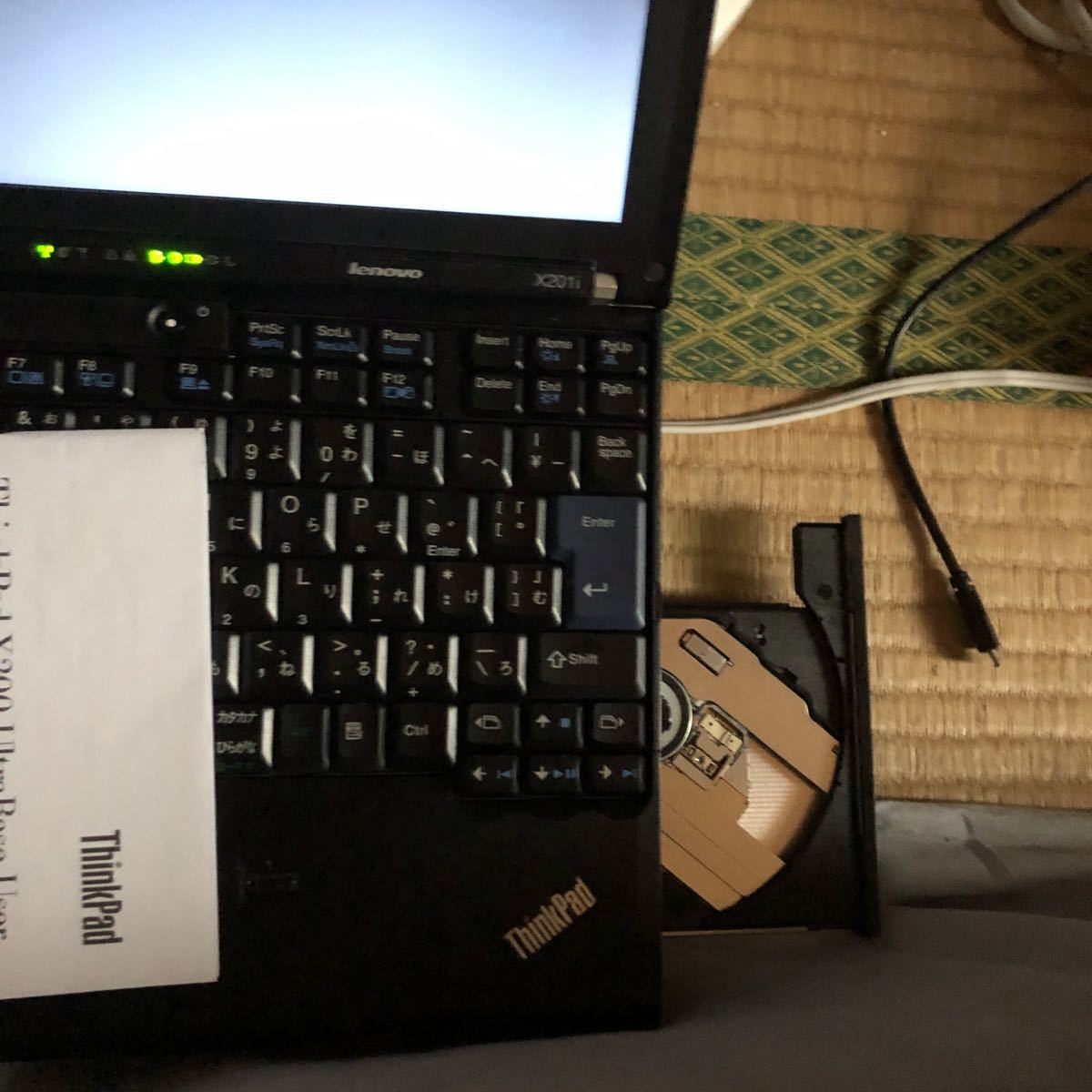 Lenovo Thinkpad x201i CPU corei3 370M HDD160GB メモリー8GB
