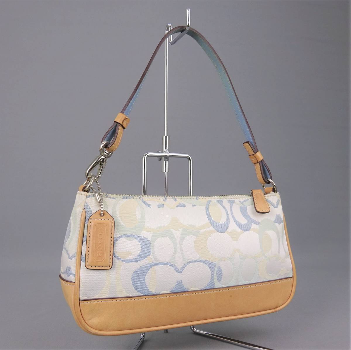 シグネチャー コーチ COACH（ハンドバッグ ・ ブルー・ネイビー⁄青色系 