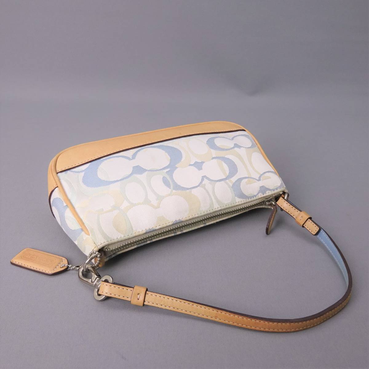 シグネチャー コーチ COACH（ハンドバッグ ・ ブルー・ネイビー⁄青色系 