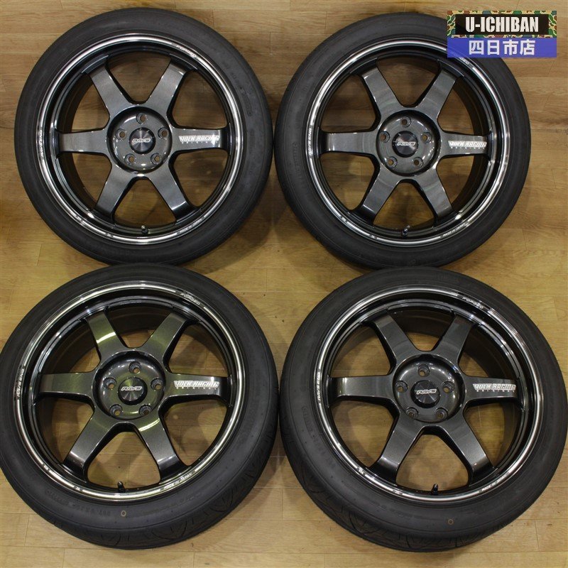 本物保証，安い ホイール良品 鍛造 RAYS VOLK Racing TE37 ultra 19インチ&times;8.5 +45 5H 114.3 NITTO INVO 225/40R19 レヴォーグ WRX S4 クラウン等に 006(ラジアルタイヤ)｜売買されたオークション情報、yahooの商品情報をアーカ 5穴