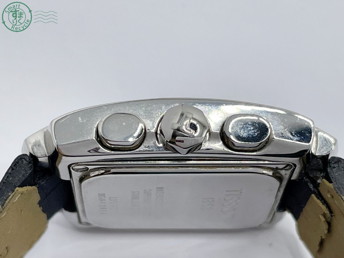 09261172 ◇ 1円スタート! TISSOT ティソ 1853 クロノグラフ スクエア