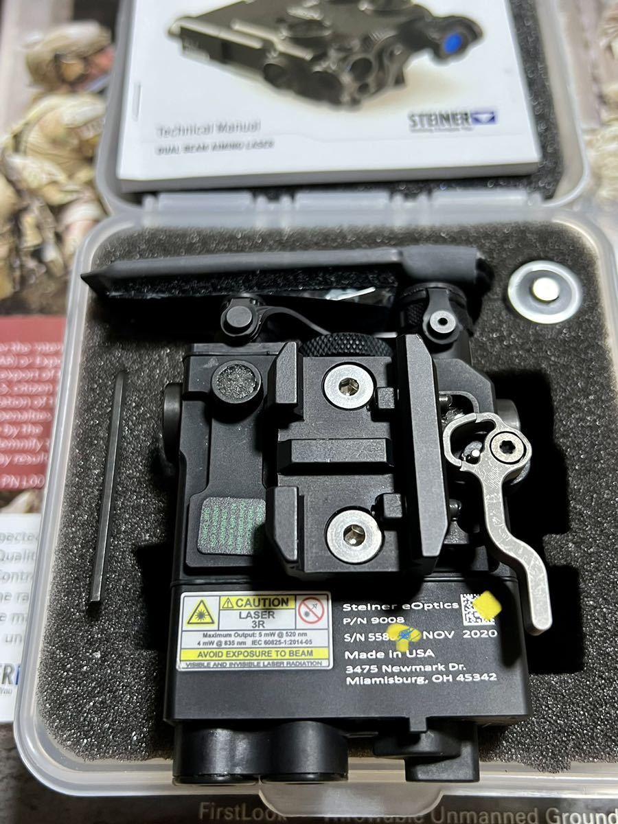 ☆未使用品☆ LEAFマウント付き Steiner DBAL-A3 Model9008 Dual Beam 
