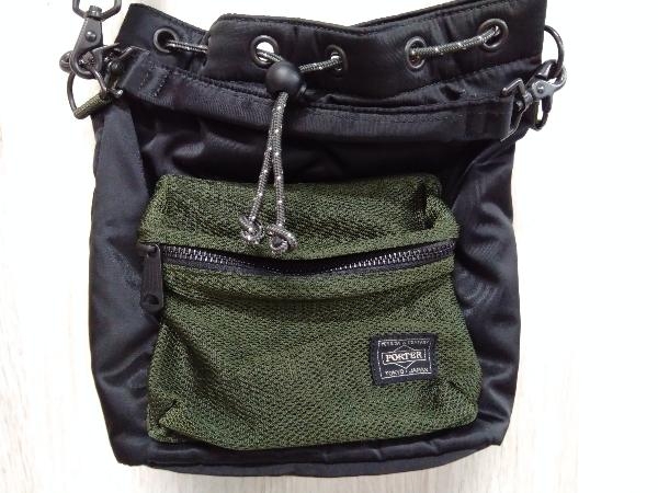 PORTER ポーター ショルダー 手持ち 2way ブラック グリーン メッシュ