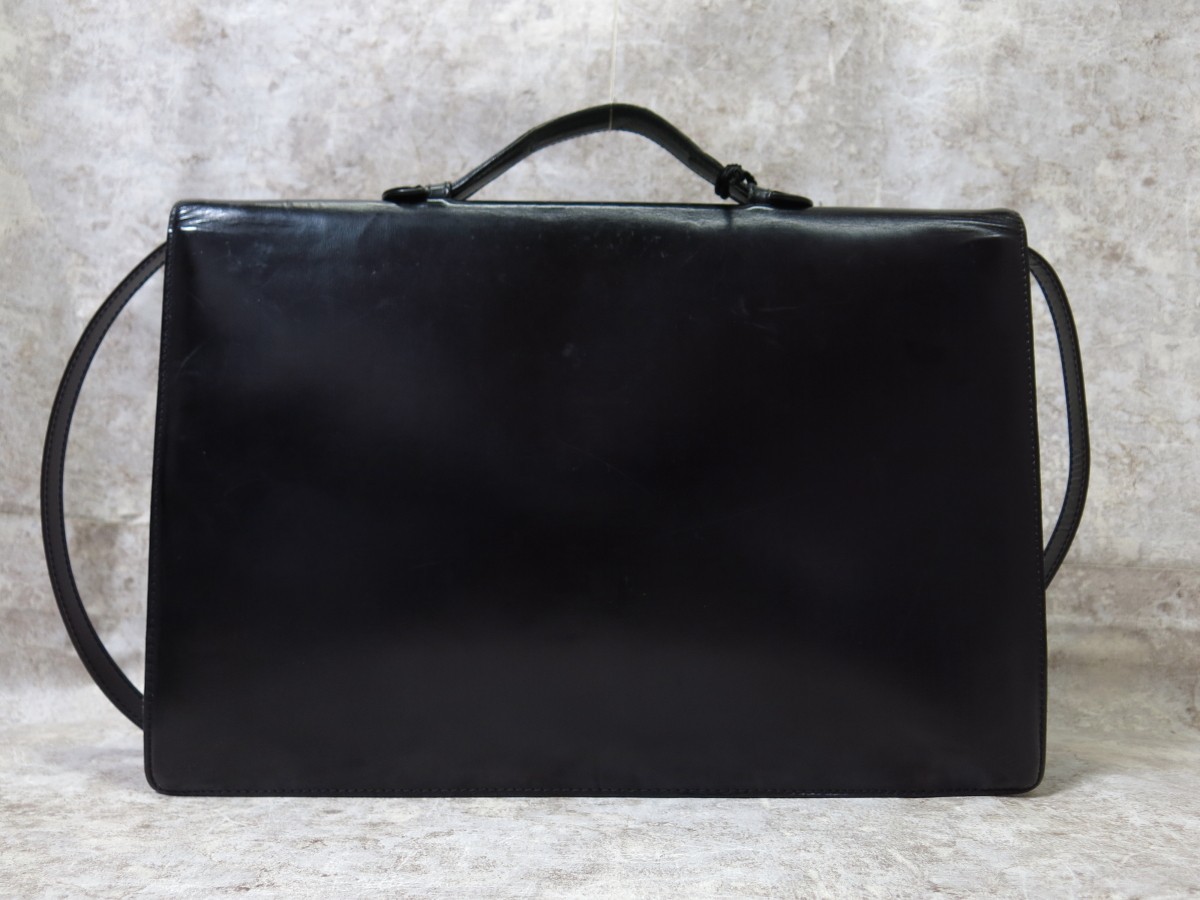 □LOEWE ロエベ□メンズ□カーフ レザー 本革□2way ブリーフケース 