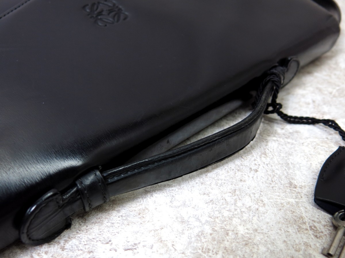 □LOEWE ロエベ□メンズ□カーフ レザー 本革□2way ブリーフケース 