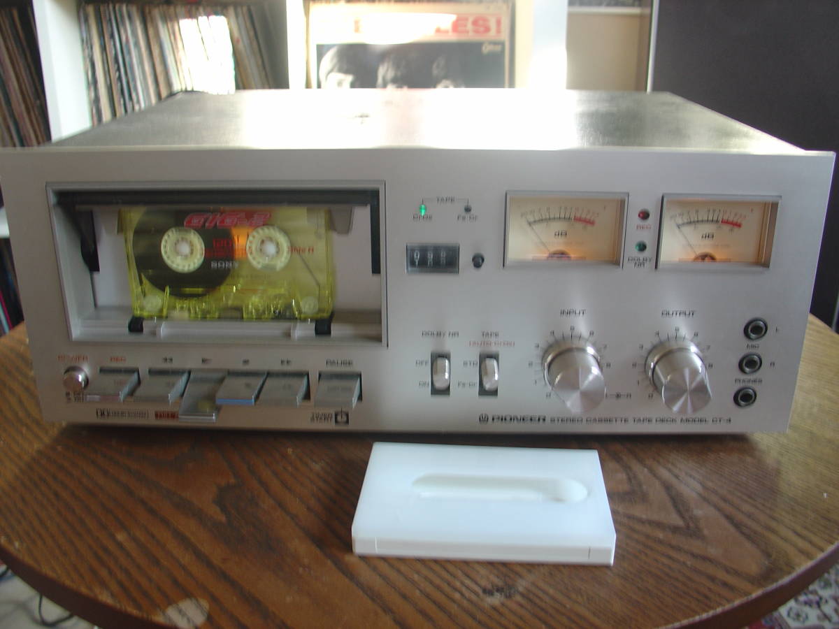 カセットデッキ Pioneer (パイオニア) CT-4 録音・再生・早送り・巻き 