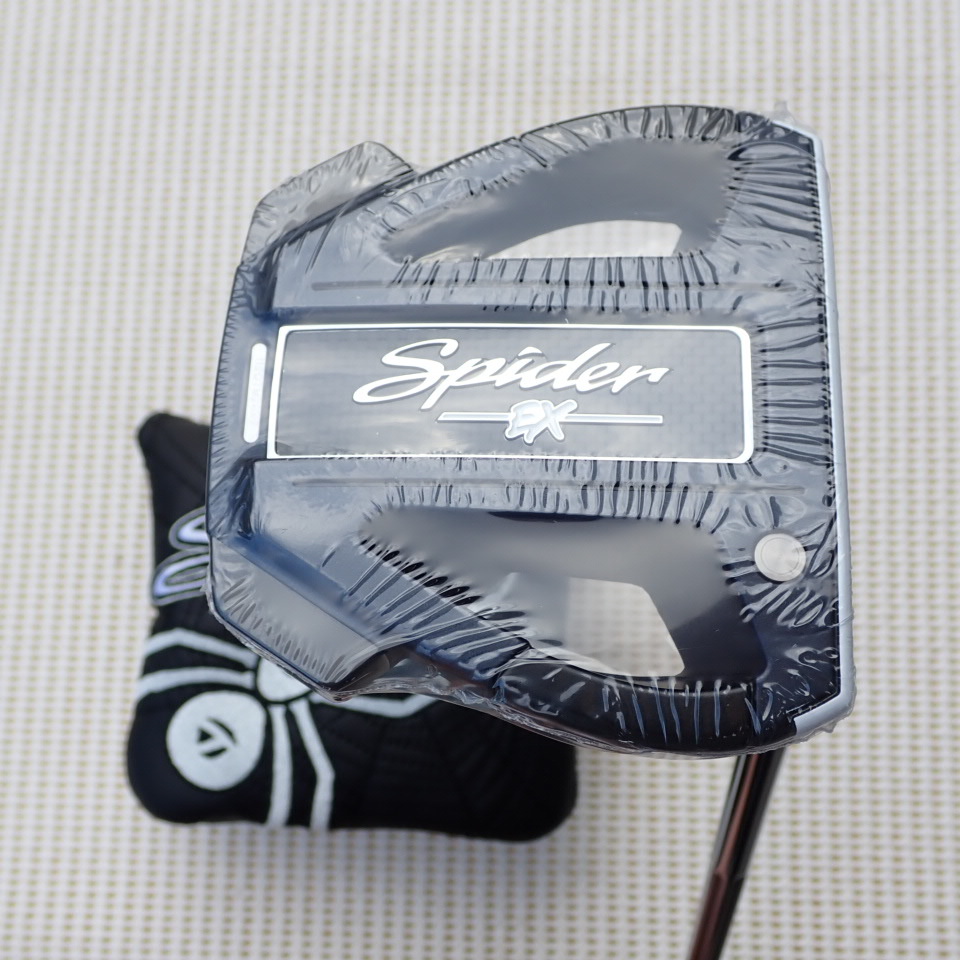 未使用品 SPIDER EX パター 34インチ ネイビー シングルベント (テーラーメイド スパイダーEX パターカバー付き)