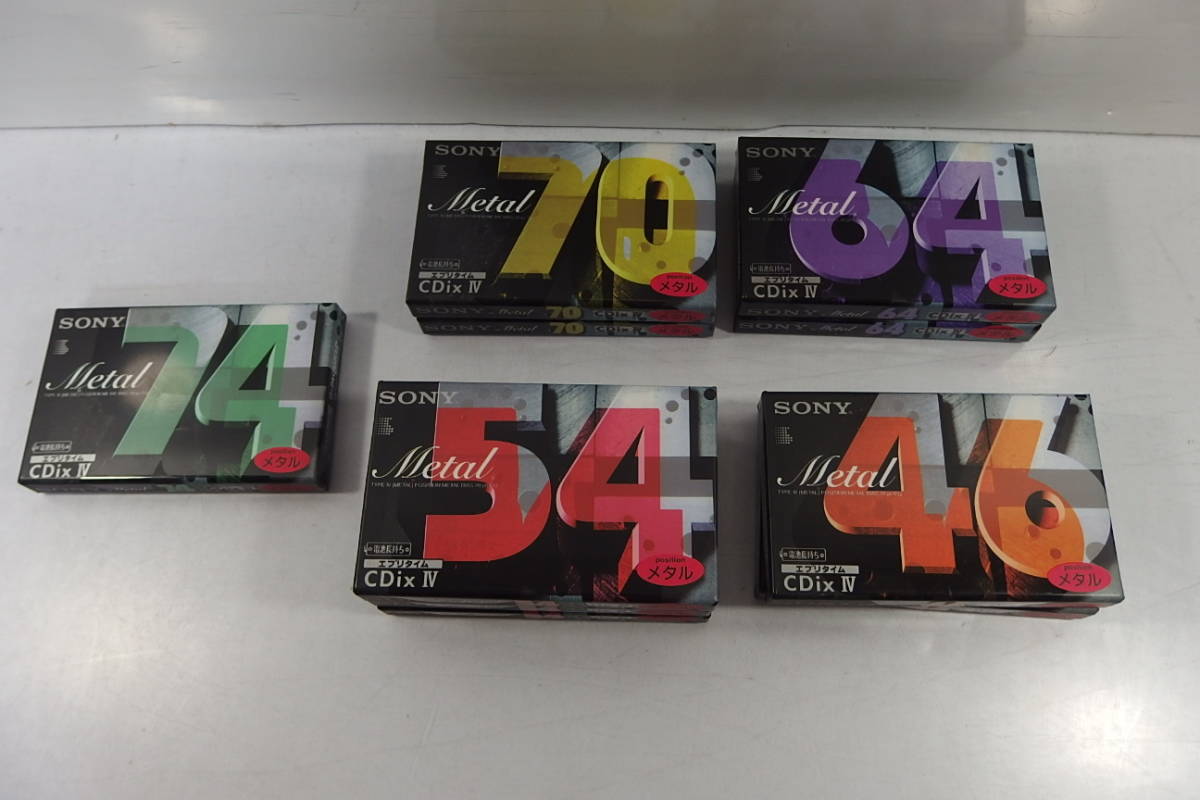 SONY ソニー メタルテープ カセット まとめて 10本セット CDix IV