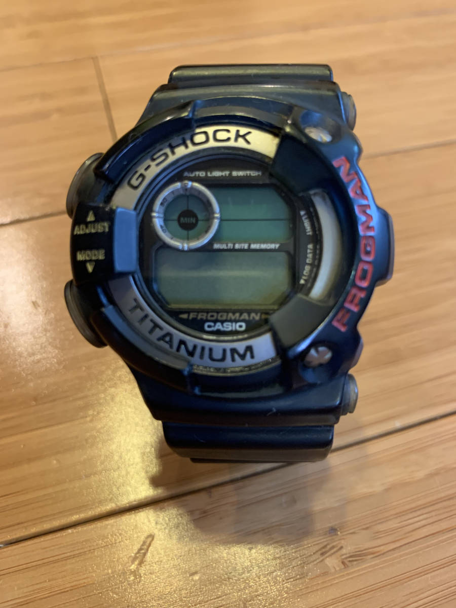 美品・電池切れ】カシオ CASIO Gショック フロッグマン DW-9900-1A