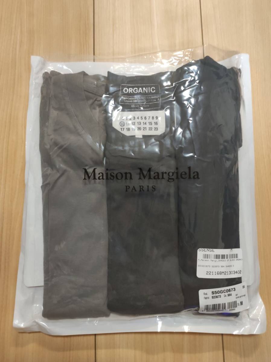 新品 正規 MAISON MARGIELA SHADES OF BLACK T-SHIRT SET [Mサイズ 