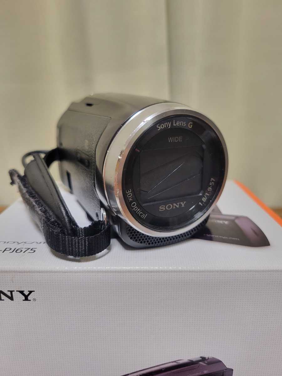 ジャンク SONY ハンディカム HDR-PJ675 ボルドーブラウン 現状品 SONY